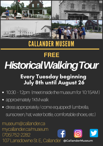 walking tour poster
